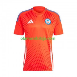 Camisola Chile Copa America 2024 Homem Equipamento Primeiro Manga Curta
